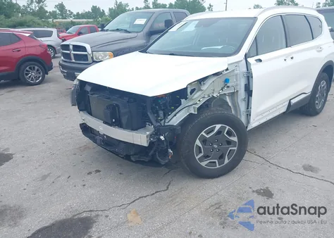 2022 Hyundai Santa Fe Hybrid Blue z USA, uszkodzony, nr VIN KM8S2DA16NU041259